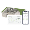 Superheat Electrical Hamilton Waikato - Heat Pump, air conditioning and ventilation Services -Smartvent Positive Advanced Pressure Systems 6 Room System with Controller Image