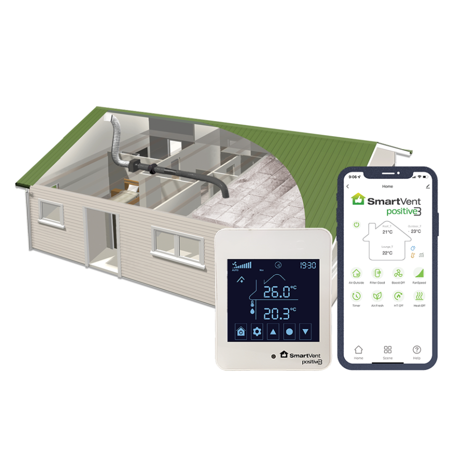 SmartVent Positive Pressure System, Positive 3 Image for Waikato Homes