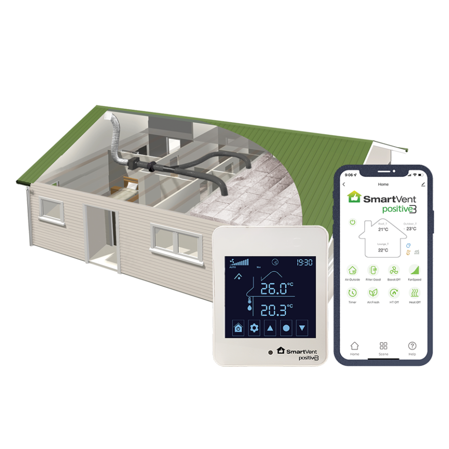 SmartVent Positive Pressure System, Positive 3 Image for Waikato Homes