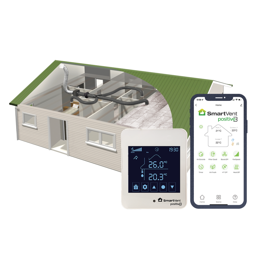SmartVent Positive Pressure System, Positive 3 Image for Waikato Homes