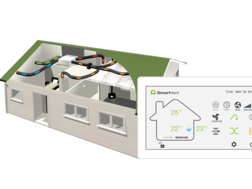 Superheat Electrical Hamilton Waikato - Heat Pump, air conditioning and ventilation Services -Smartvent Synergy2 controller with energy heat recovery system house image