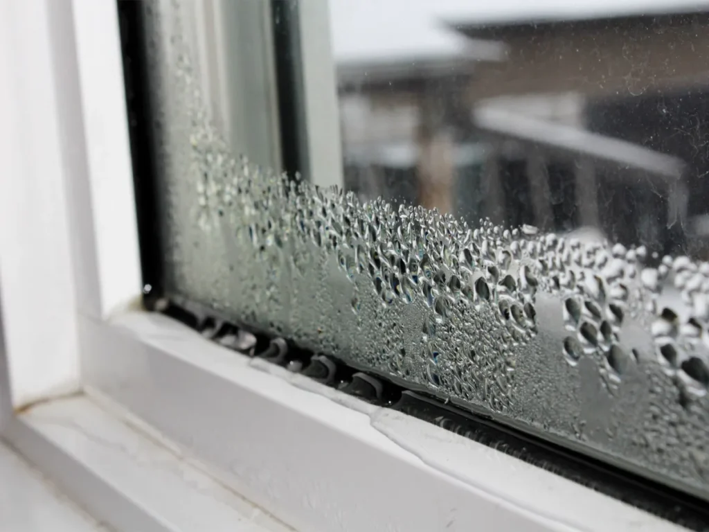 Bathroom condensation image.