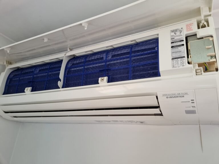clean heat pump indoor unit after deep clean service