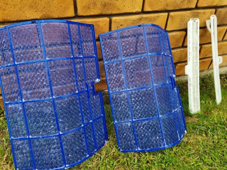 Cleaning heat pump filters image