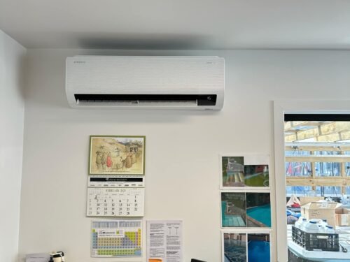 Superheat Electrical Waikato - Heat Pump, air conditioning and ventilation Services - Commercial installation Samsung Heat Pump WindFree