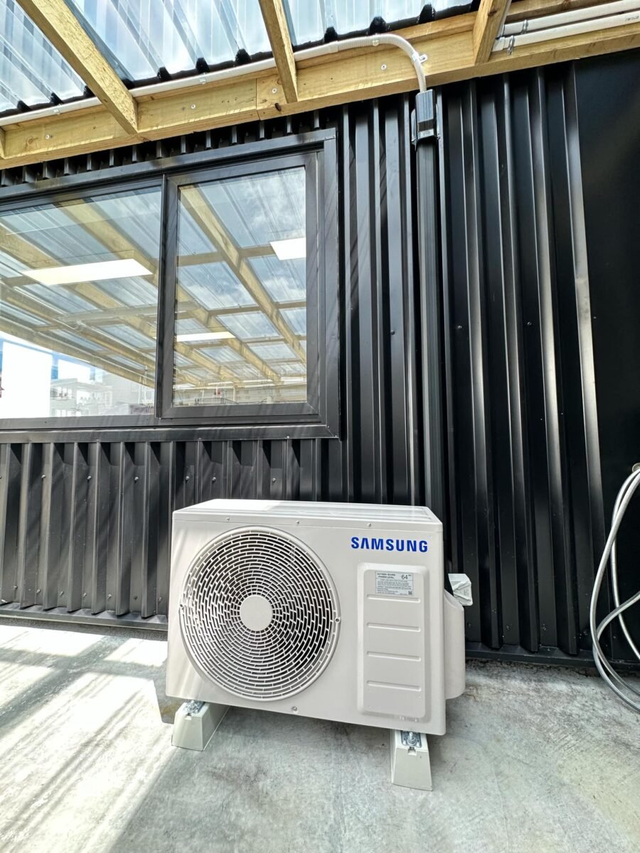 Superheat Electrical Waikato - Heat Pump, air conditioning and ventilation Services - Commercial installation Samsung Heat Pump WindFree