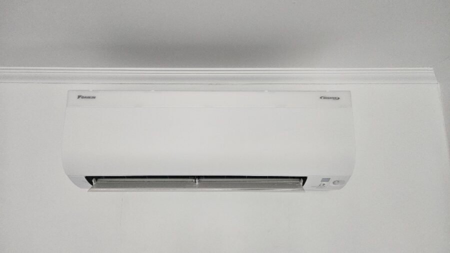 Superheat Electrical Waikato - Heat Pump, air conditioning and ventilation Services - Daikin Cora Installed in a Bedroom Image