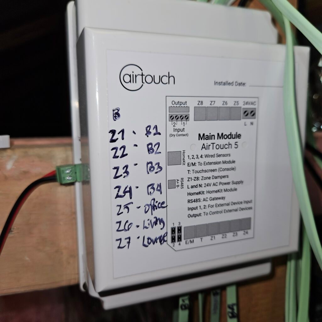 Superheat Electrical Waikato - Heat Pump, air conditioning and ventilation Services - Zone controll airtouch image