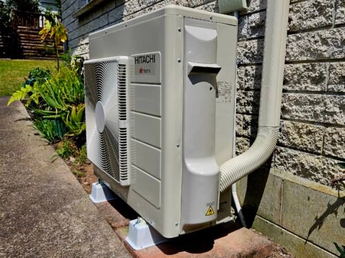Superheat Electrical Waikato - Heat Pump, air conditioning and ventilation Services - outdoor hitachi airhome supply and installation image