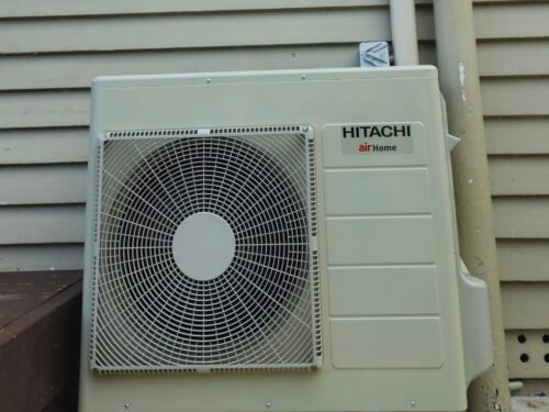 Superheat Electrical Waikato - Heat Pump, air conditioning and ventilation Services - underceiling heat pump installation outdoor unit Image 2