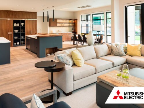 Superheat Electrical Waikato - Heat Pump, air conditioning and ventilation Services - Mitsubishi PEA Split Ducted System lifestyle photo