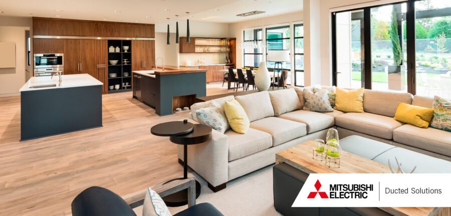 Superheat Electrical Waikato - Heat Pump, air conditioning and ventilation Services - Mitsubishi PEA Split Ducted System lifestyle photo1 Superheat Electrical Waikato - Heat Pump, air conditioning and ventilation Services - Mitsubishi PEA Split Ducted System lifestyle photo