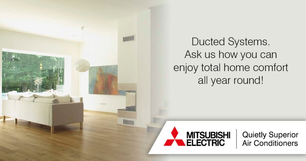 Superheat Electrical Waikato - Heat Pump, air conditioning and ventilation Services - Mitsubishi PEA Split Ducted System lifestyle photo