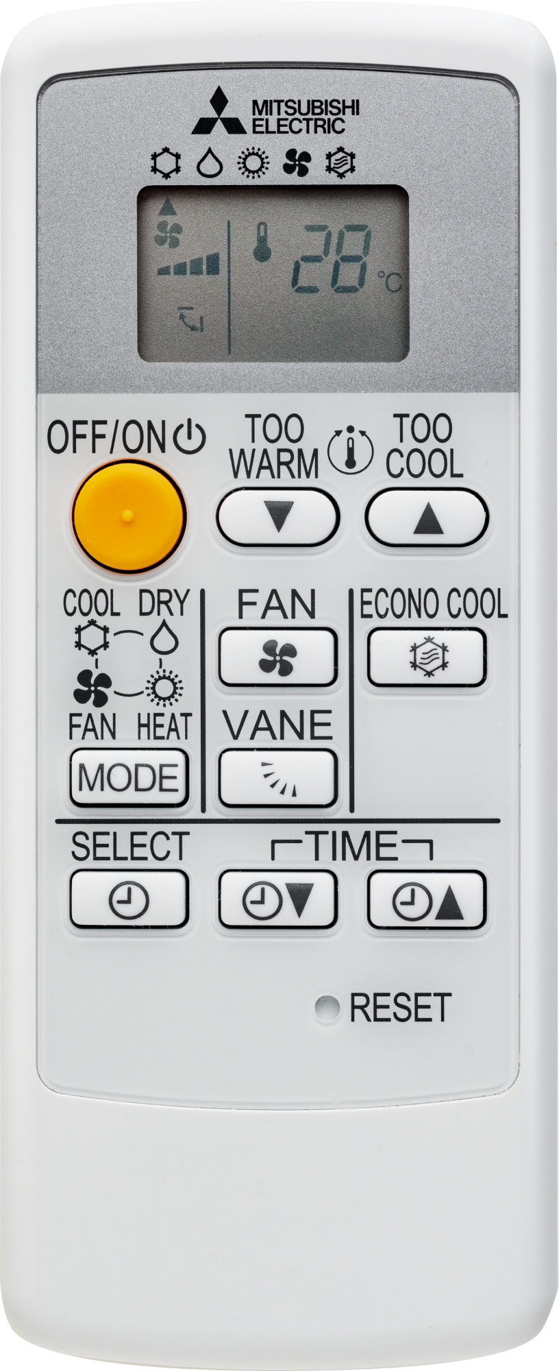 Superheat Electrical Waikato - Heat Pump, air conditioning and ventilation Services - Mitsubishi Electric GS Series Remote