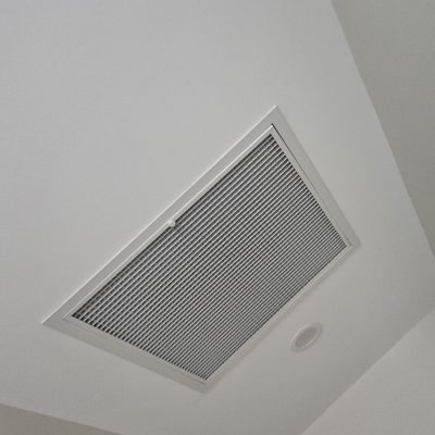 Indoor ducted return grill heat pump image
